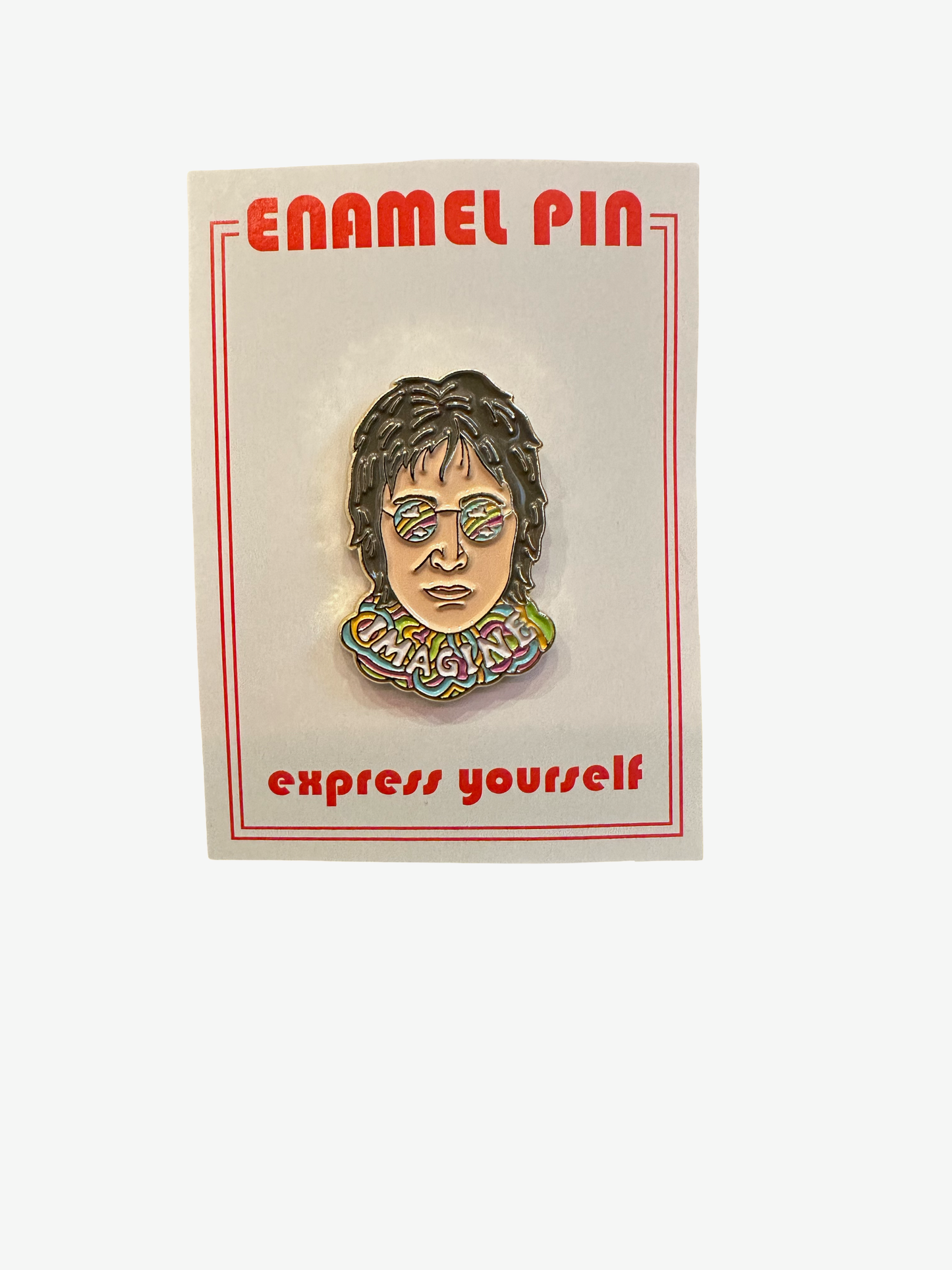 John Lennon Enamel Pin