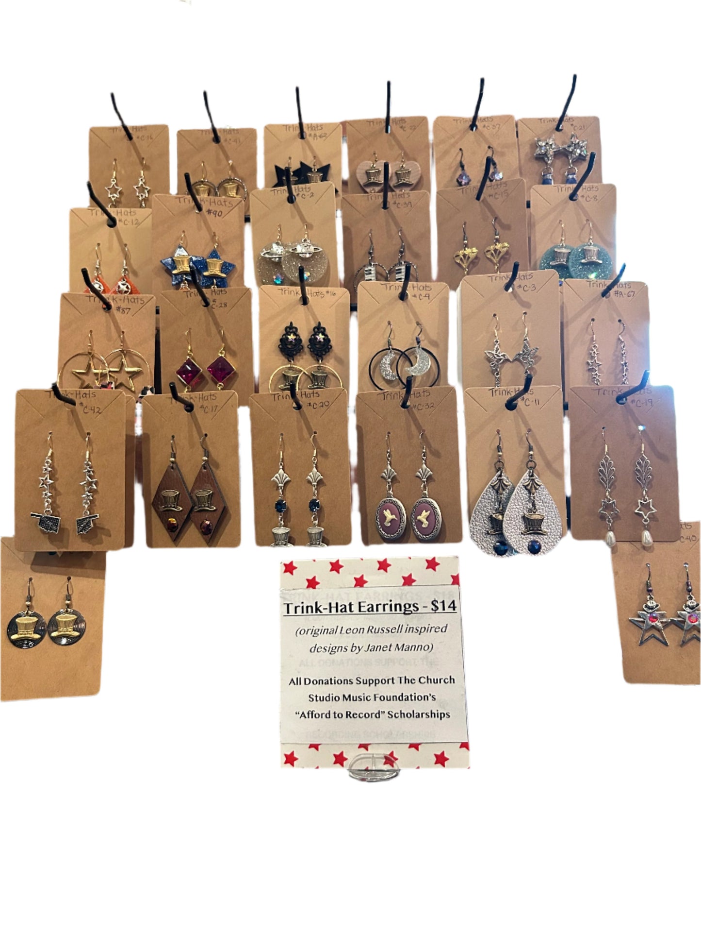 Trink-Hat Handmade Earrings