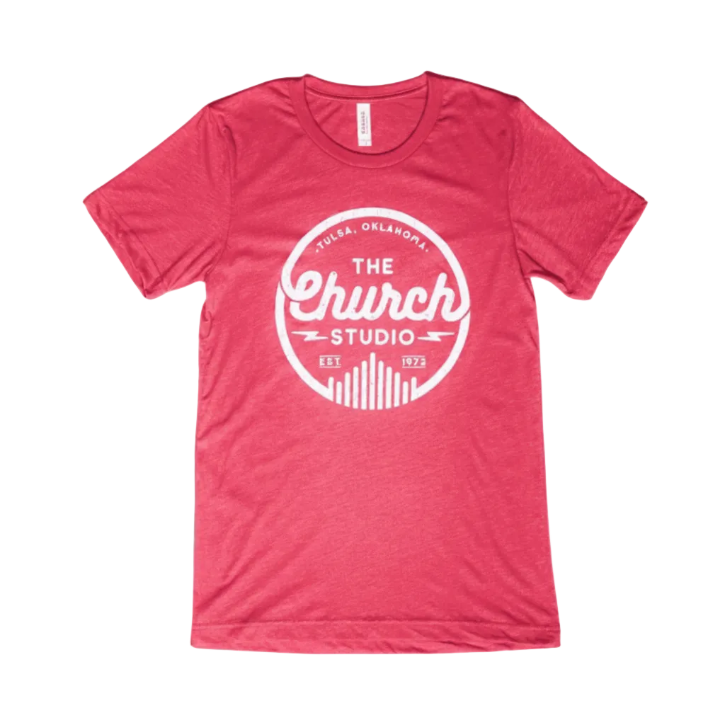 Classic Logo Vintage Unisex Red Tee