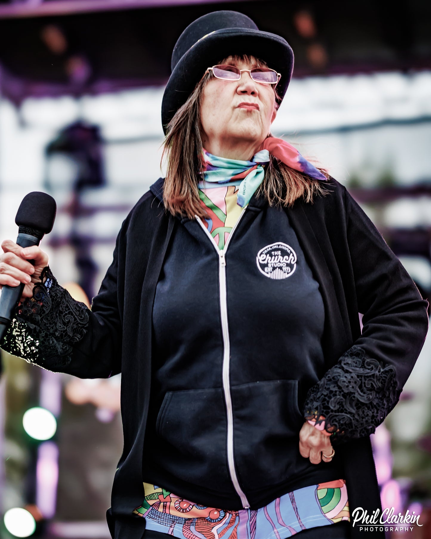 Classic Logo Black Unisex Zip Hoodie