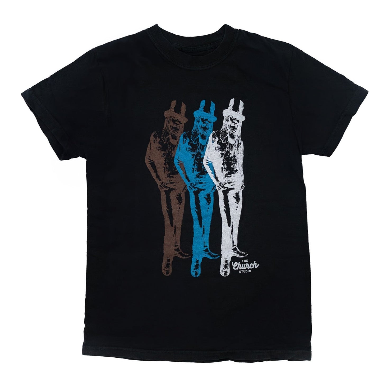 Leon Russel Trio Black Unisex Tee