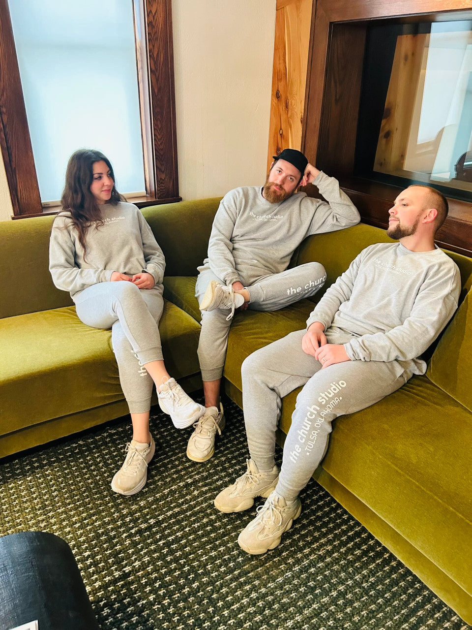 The Church Studio Gray Unisex Sweatpants