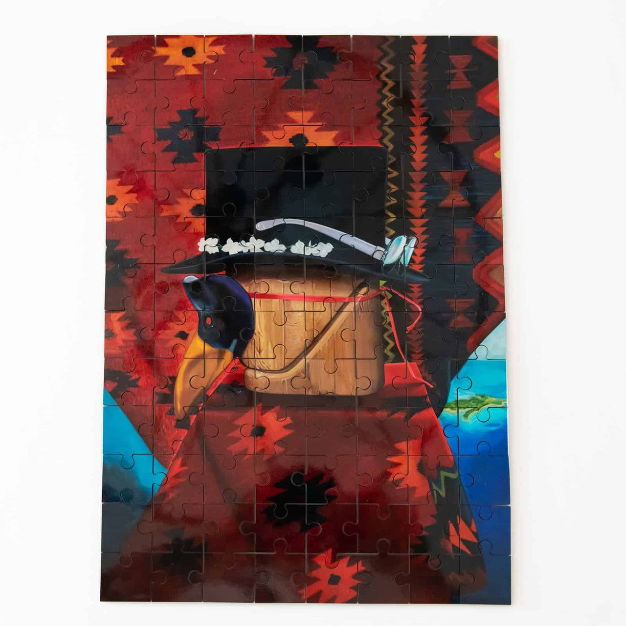 Mural Art Puzzle in Tin Box: 96 Piece (Wood)