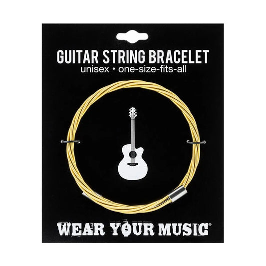 Gold Guitar String Bracelet