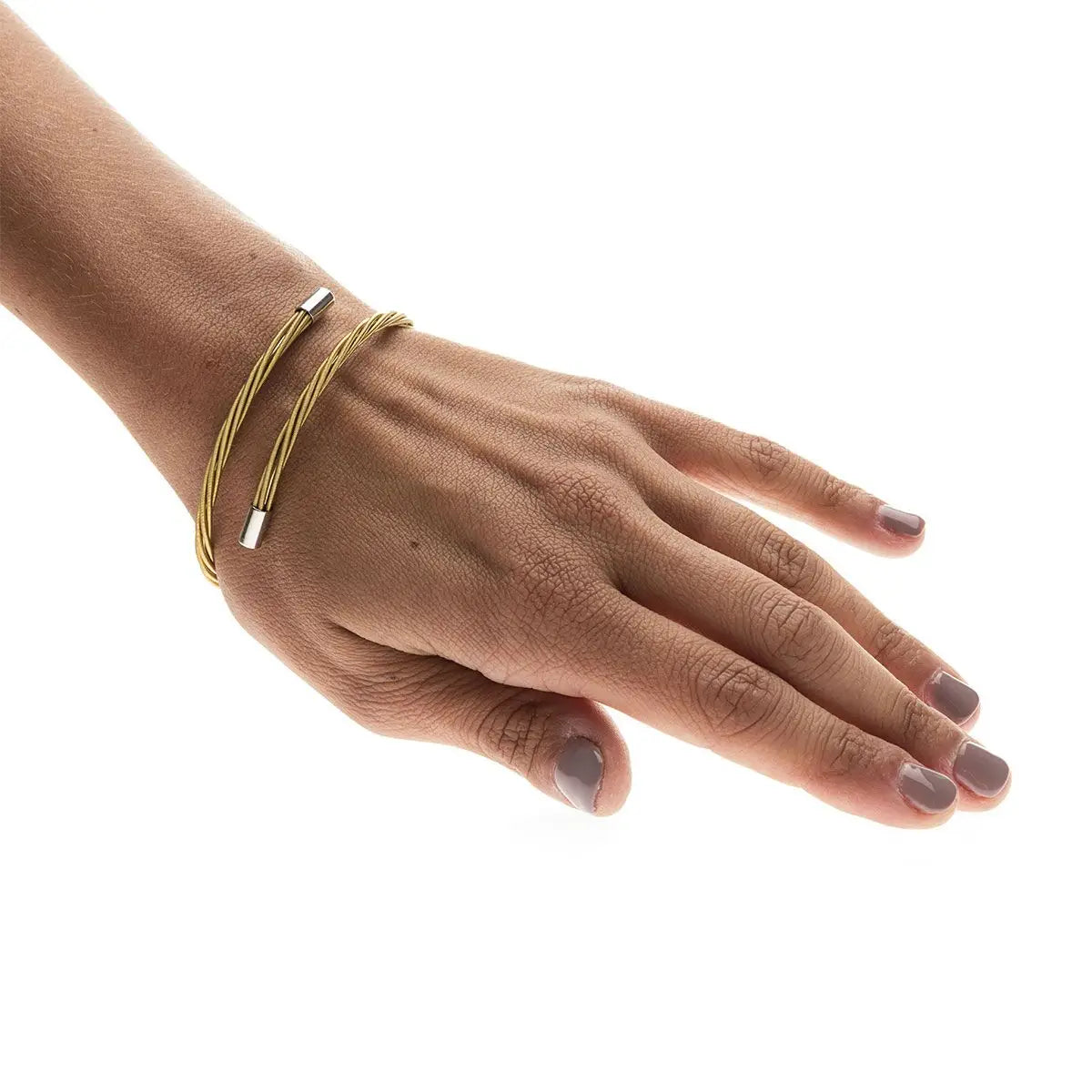 Gold Guitar String Bracelet