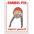 Willie Nelson Enamel Pin