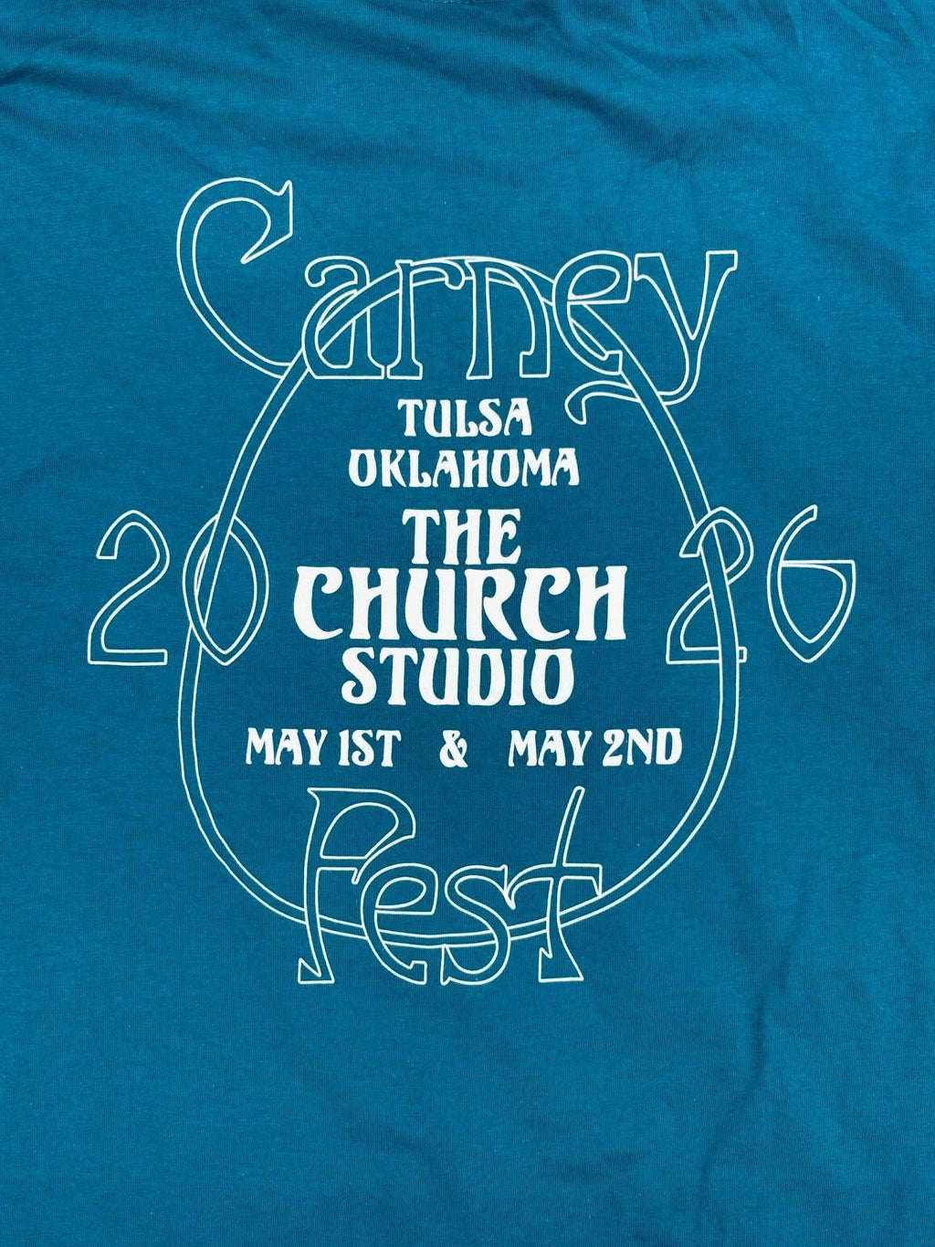 Carney Fest 2026 Teal Tee (ON SALE)