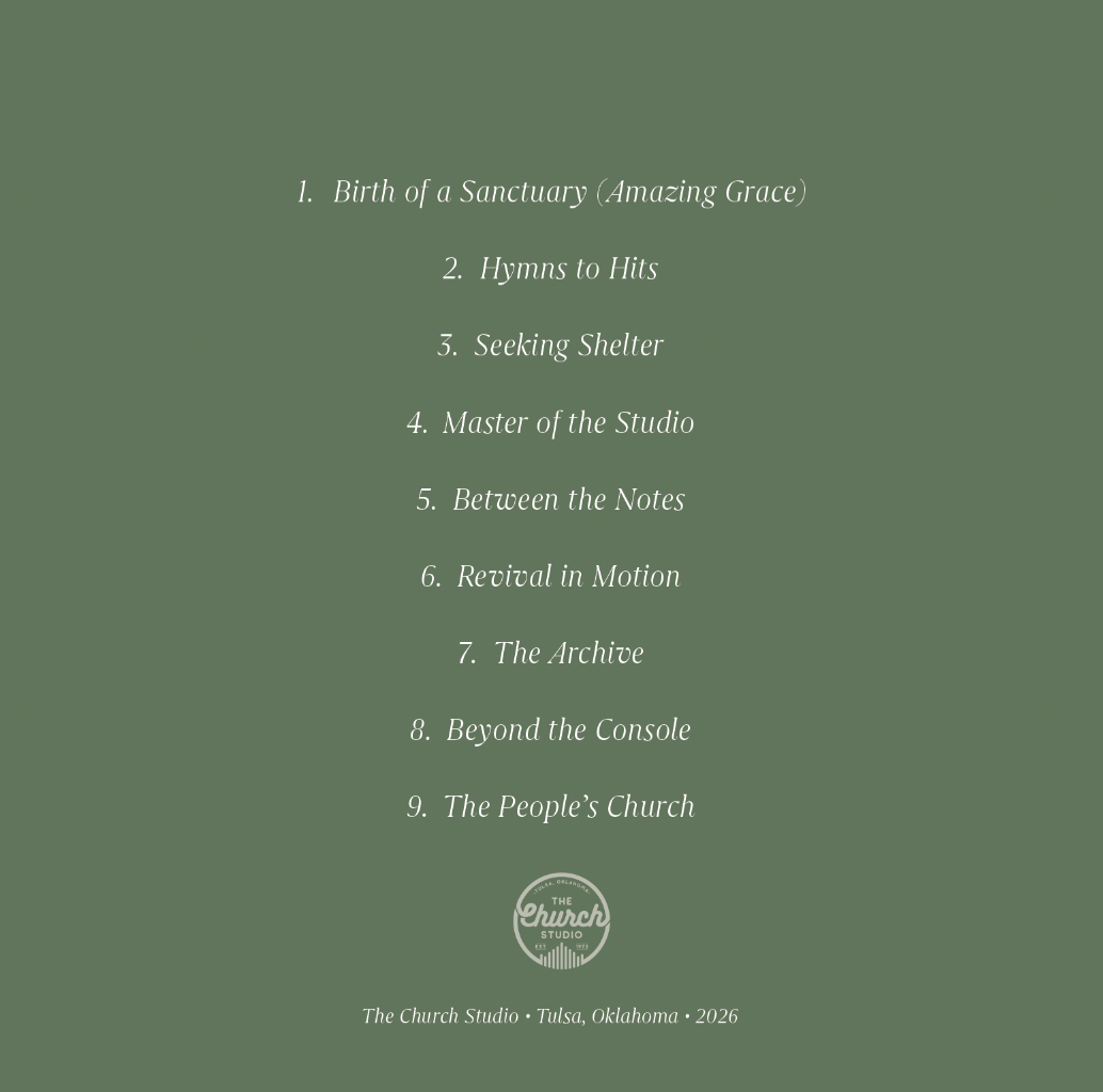 CD "Sanctuary of Sound":  The Church Studio Story in Music