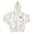 Classic Logo Cream Unisex Zip Hoodie (ON SALE)
