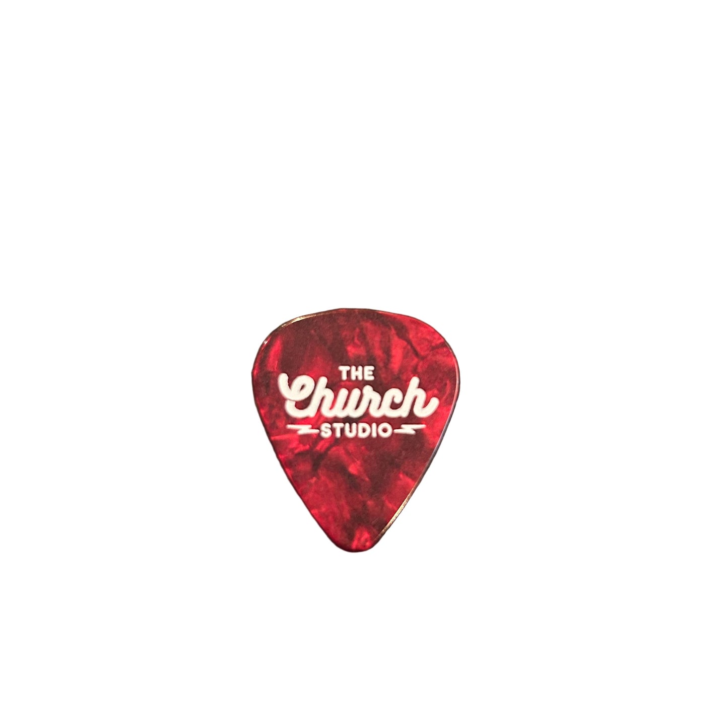 Red Guitar Pick