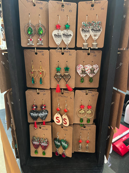 Trink-Hat Handmade Earrings