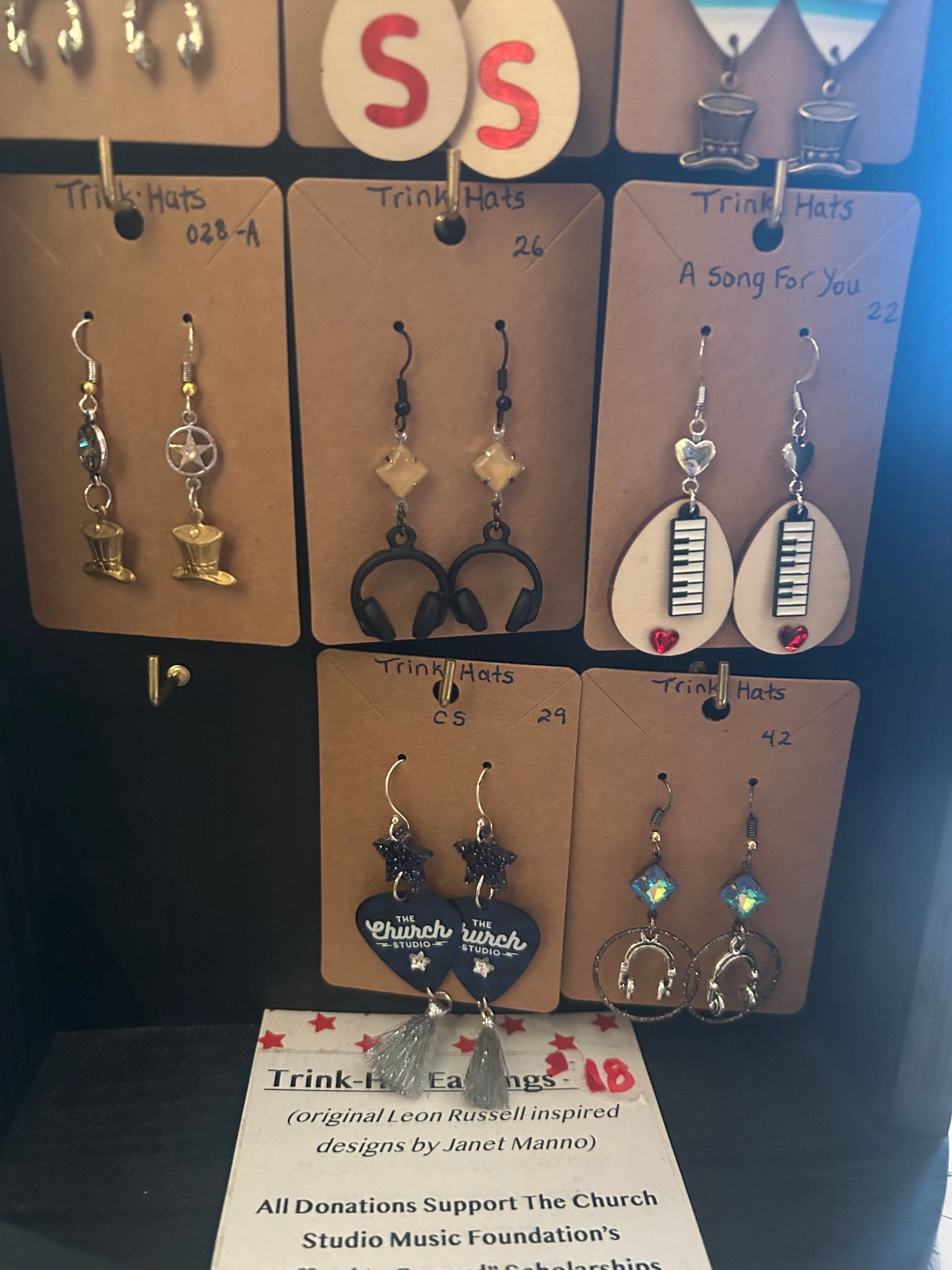 Trink-Hat Handmade Earrings