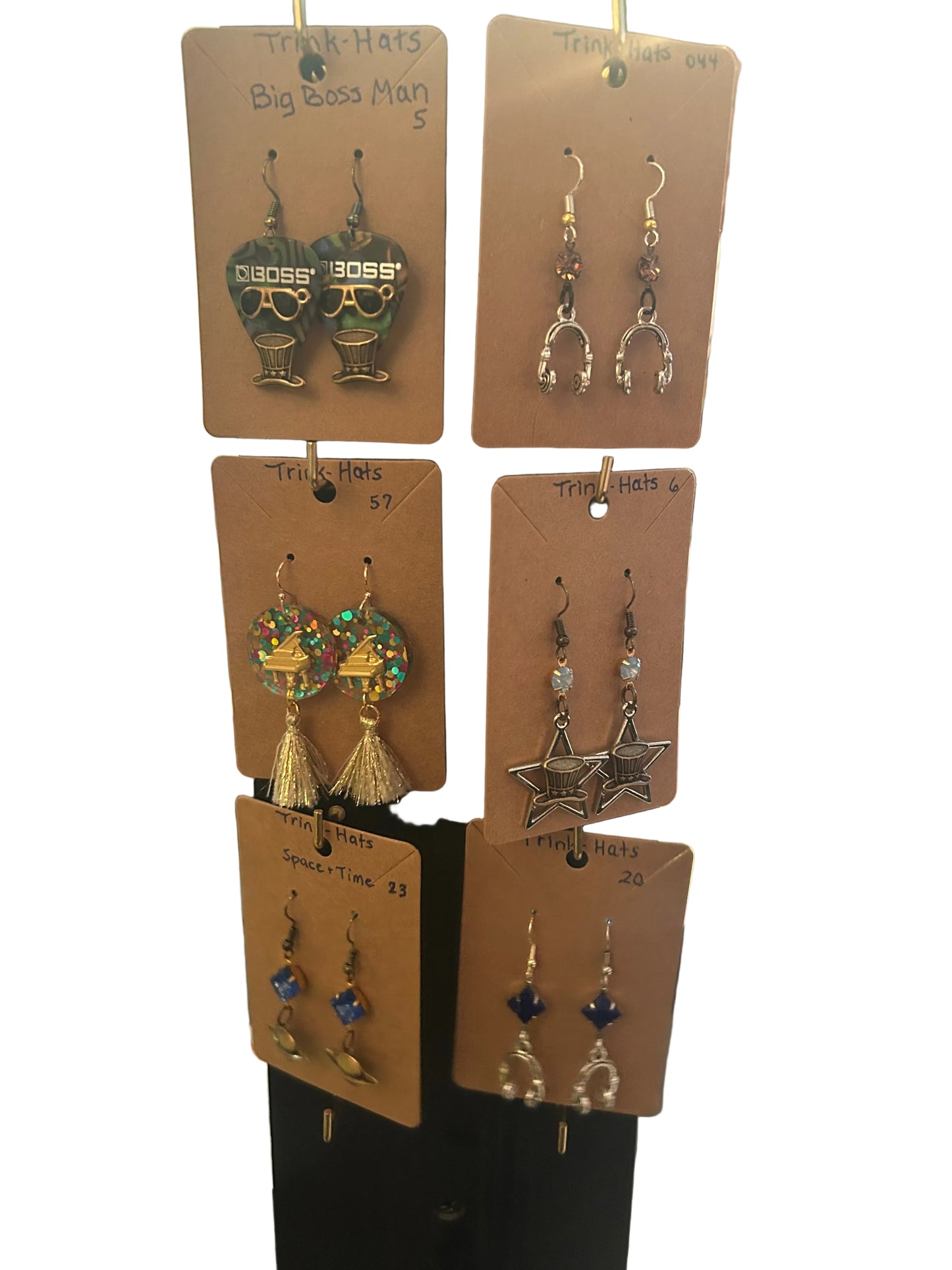 Trink-Hat Handmade Earrings