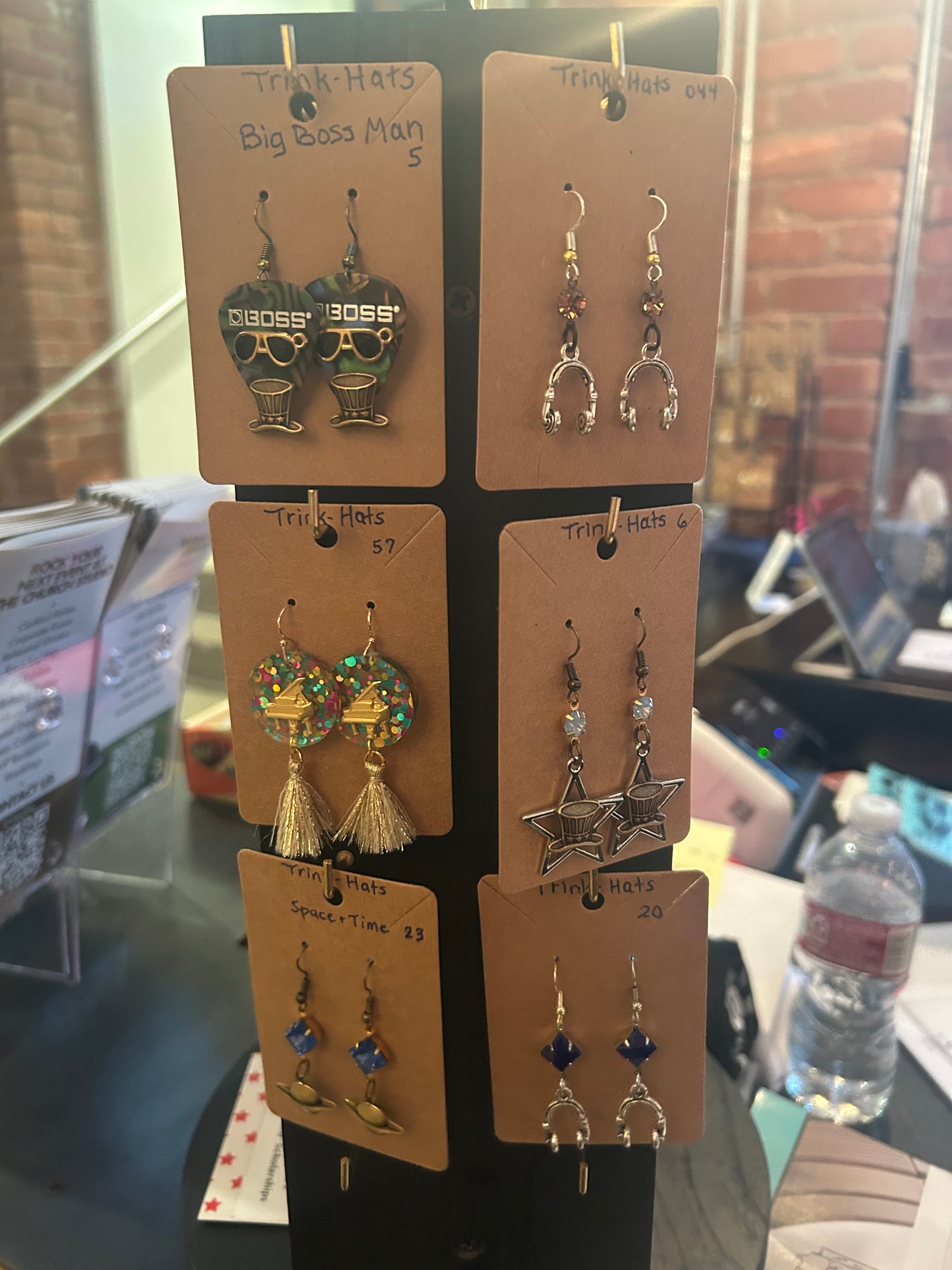 Trink-Hat Handmade Earrings