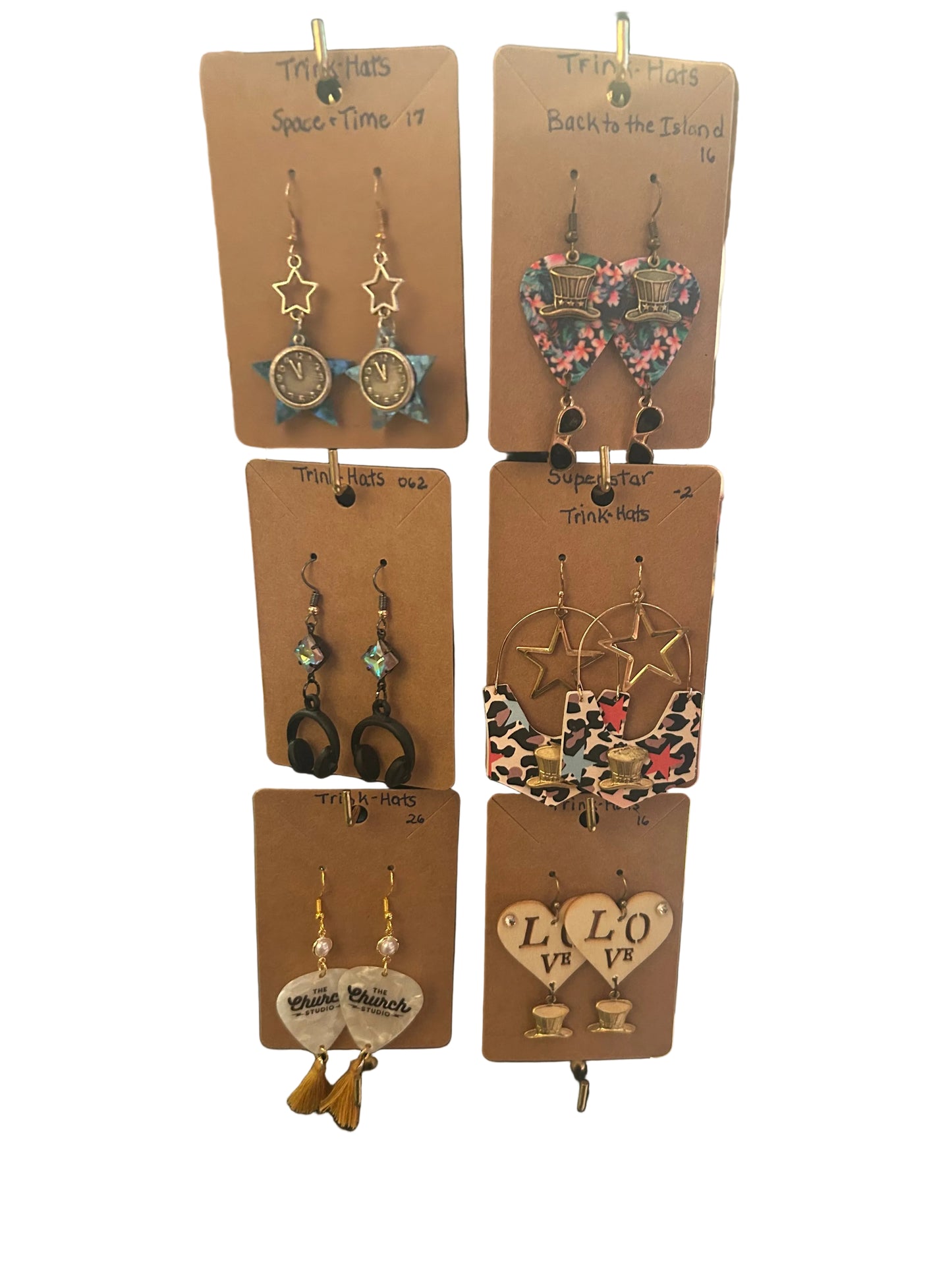 Trink-Hat Handmade Earrings