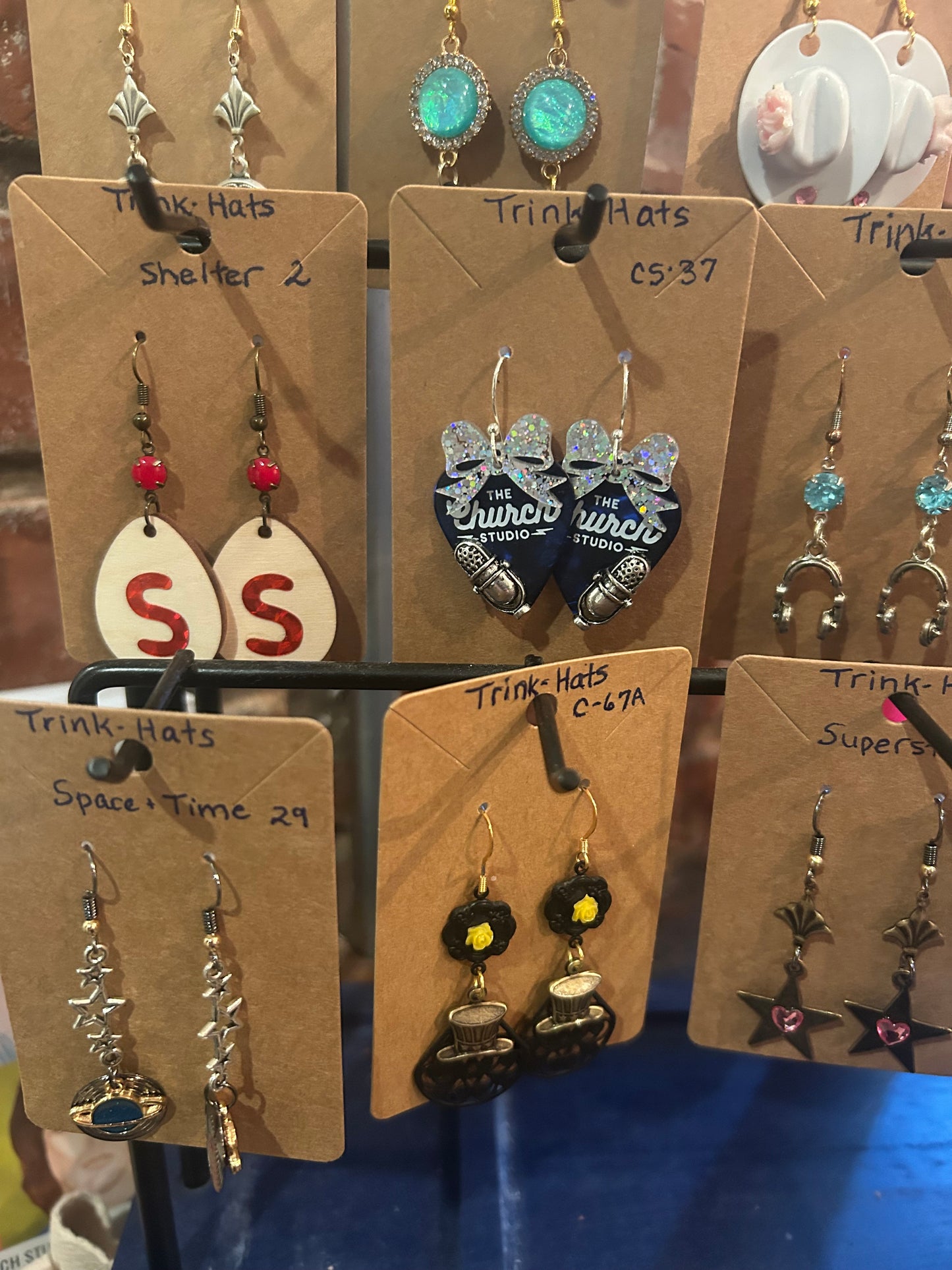 Trink-Hat Handmade Earrings