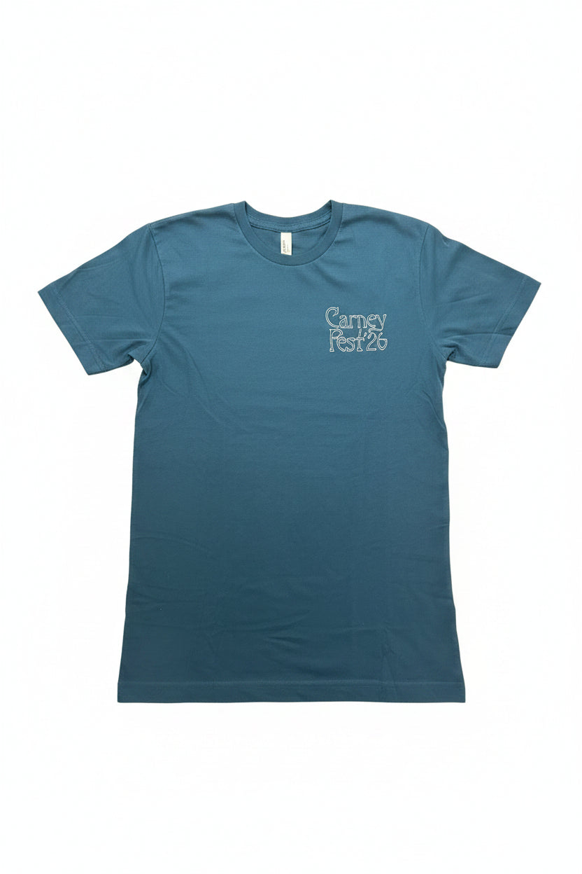 Carney Fest 2026 Teal Tee (ON SALE)