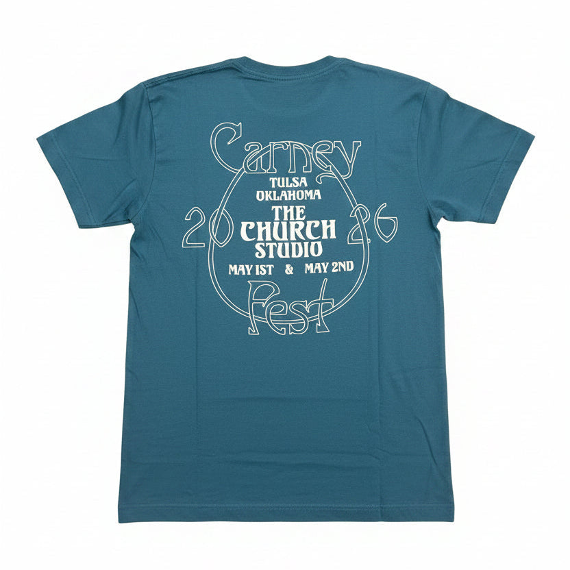 Carney Fest 2026 Teal Tee (ON SALE)