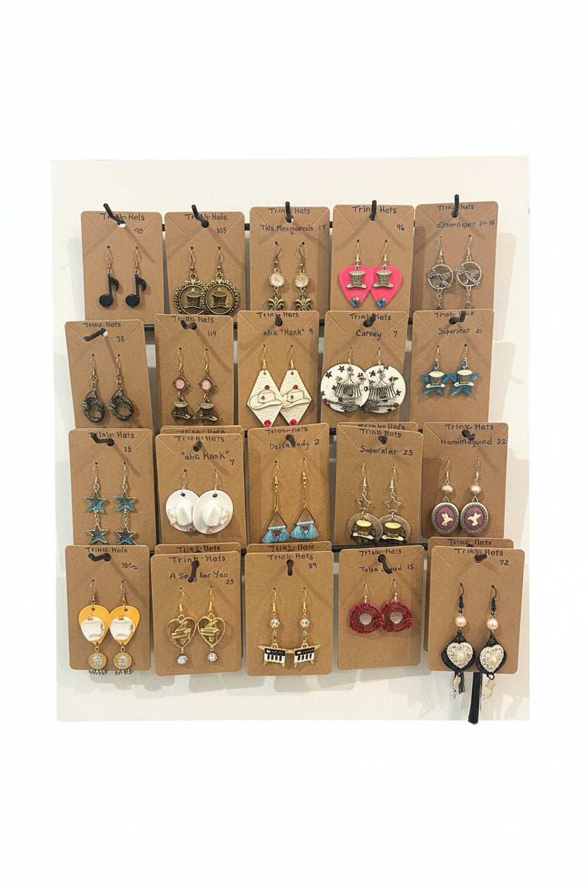 Trink-Hat Handmade Earrings