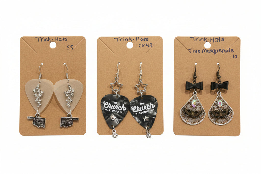 Trink-Hat Handmade Earrings