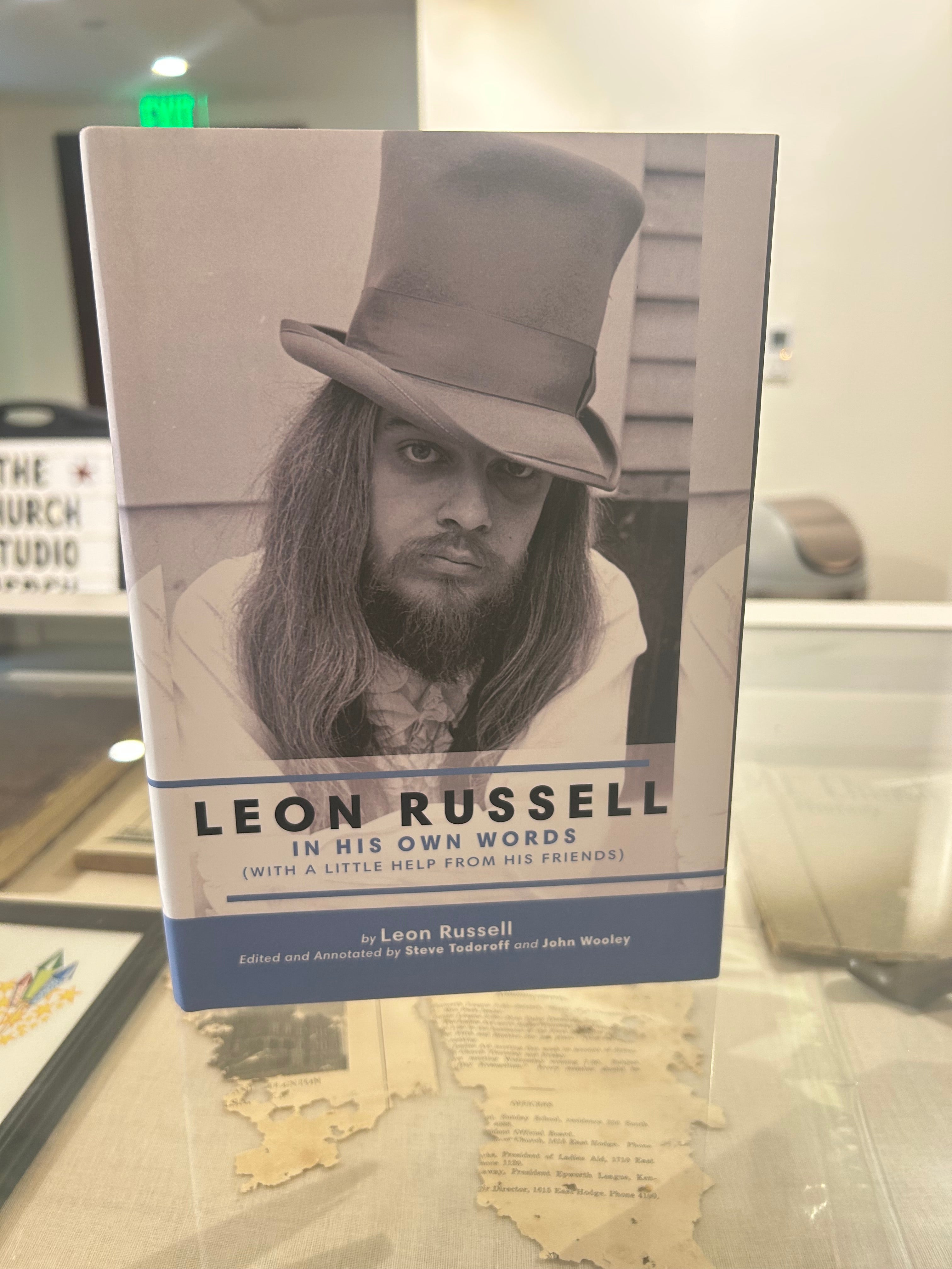 SIGNED Leon Russell In His Own Words: Hardcover