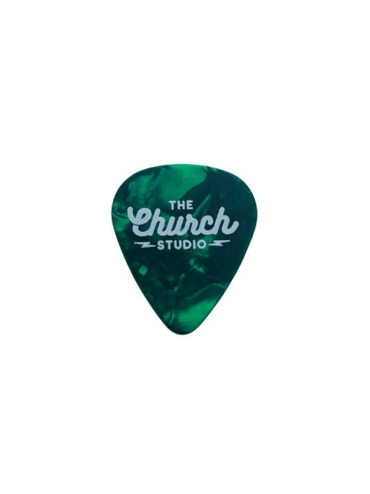 Green Pearl Guitar Pick