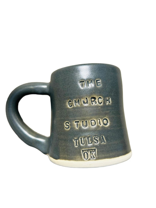 The Church Studio Handmade Charcoal Gray Mug