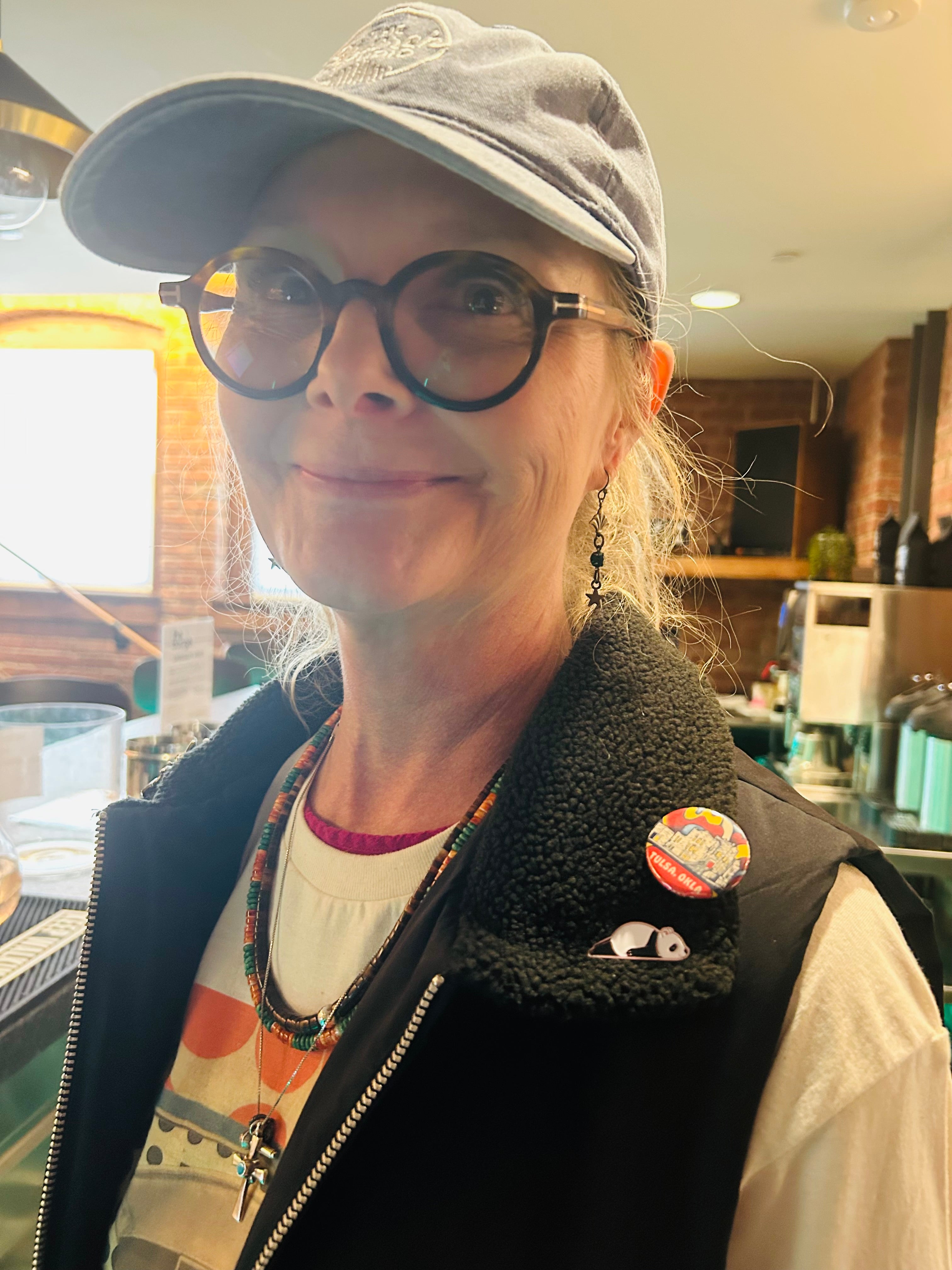 Groovy Tulsa Oklahoma Button