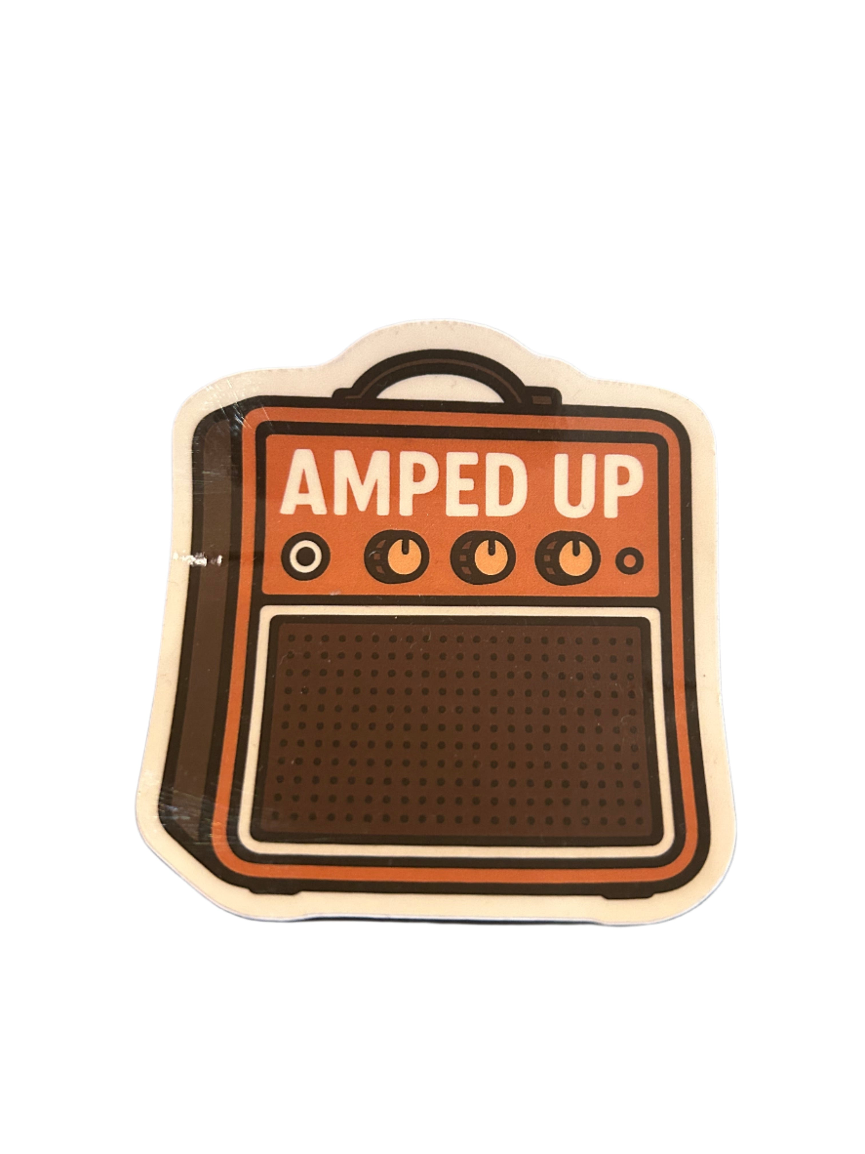 Amp'd Up Sticker