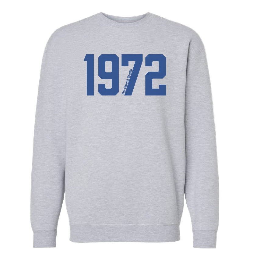 Gray and Blue 1972 Sweatshirt (On Sale)