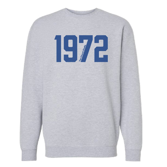 Gray and Blue 1972 Sweatshirt