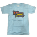 Leon Russell Vintage Baby Blue Logo Tee