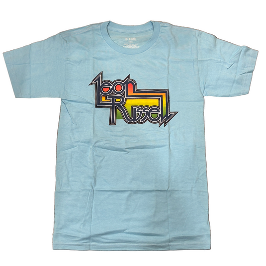 Leon Russell Vintage Baby Blue Logo Tee