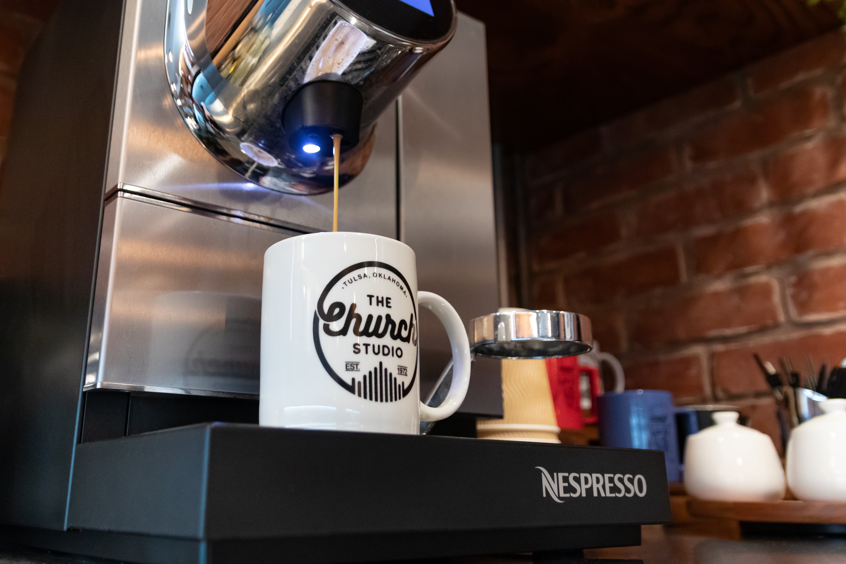 White Classic Logo Mug