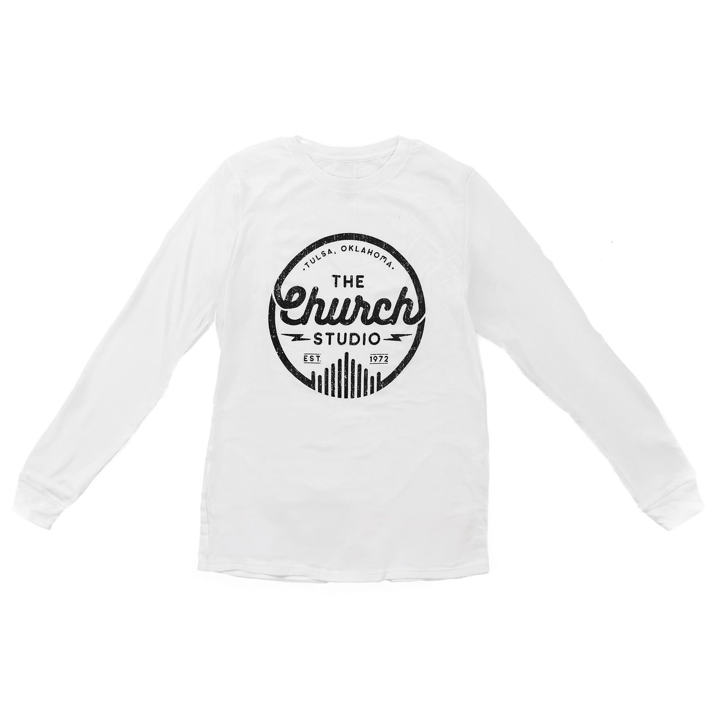 Classic Logo White Unisex Long Sleeve Tee