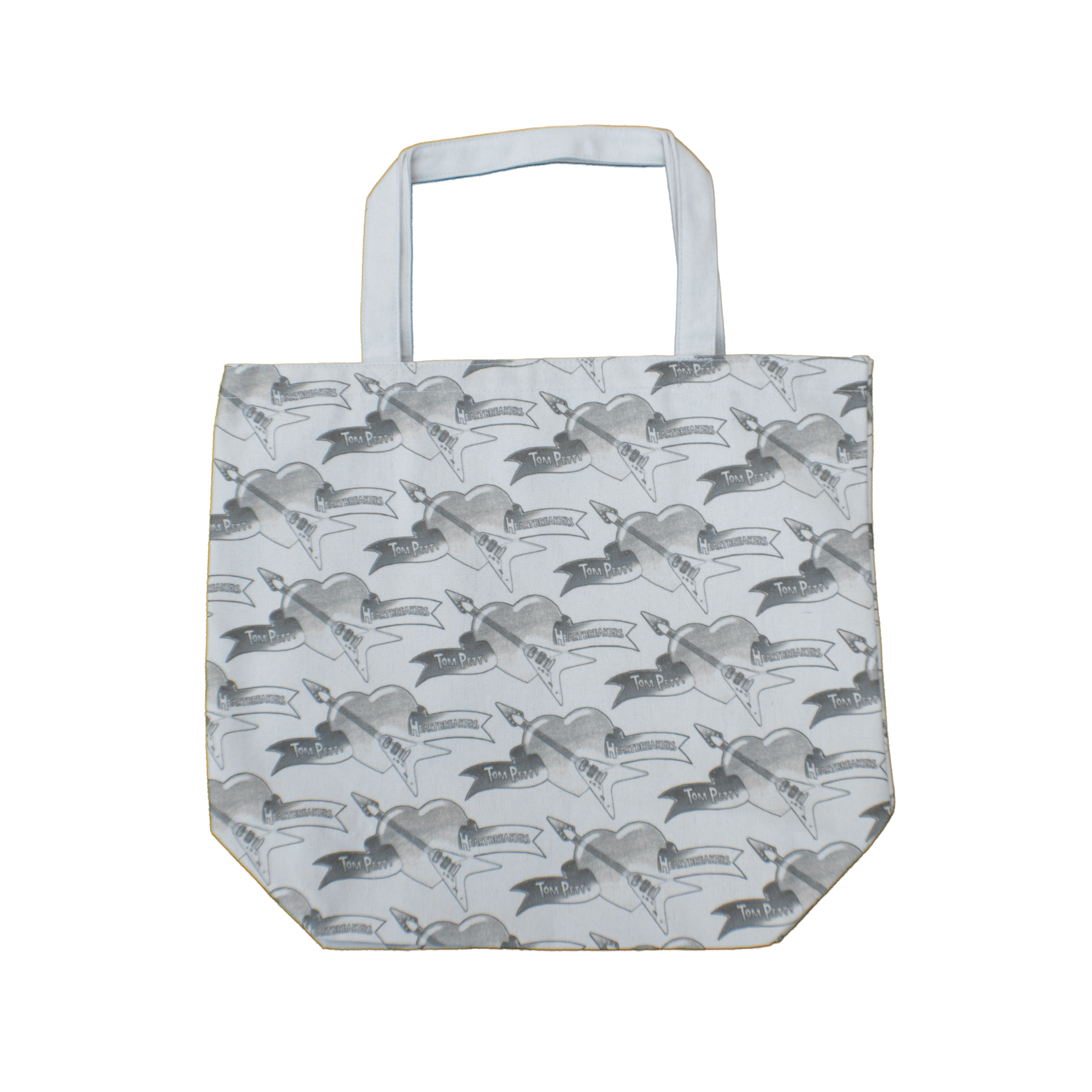 Stamped Logo Canvas Shopping Tote - Tom Petty & the Heartbreakers