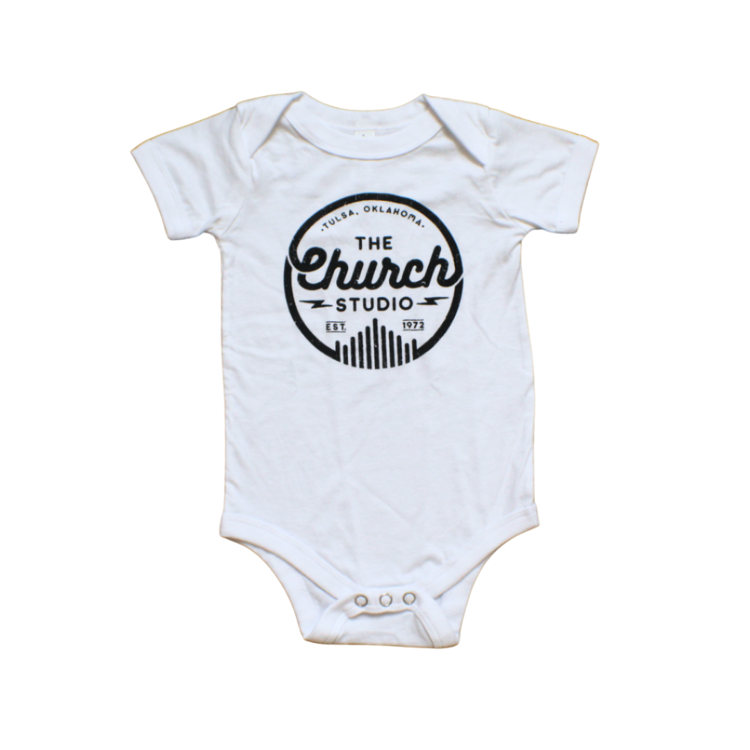 Classic Logo White Unisex Baby Onesie