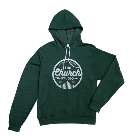 Classic Logo Green Unisex Pullover Hoodie