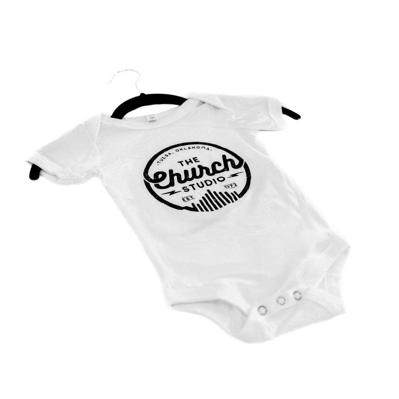 Classic Logo White Unisex Baby Onesie