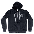 Classic Logo Black Unisex Zip Hoodie (ON SALE)