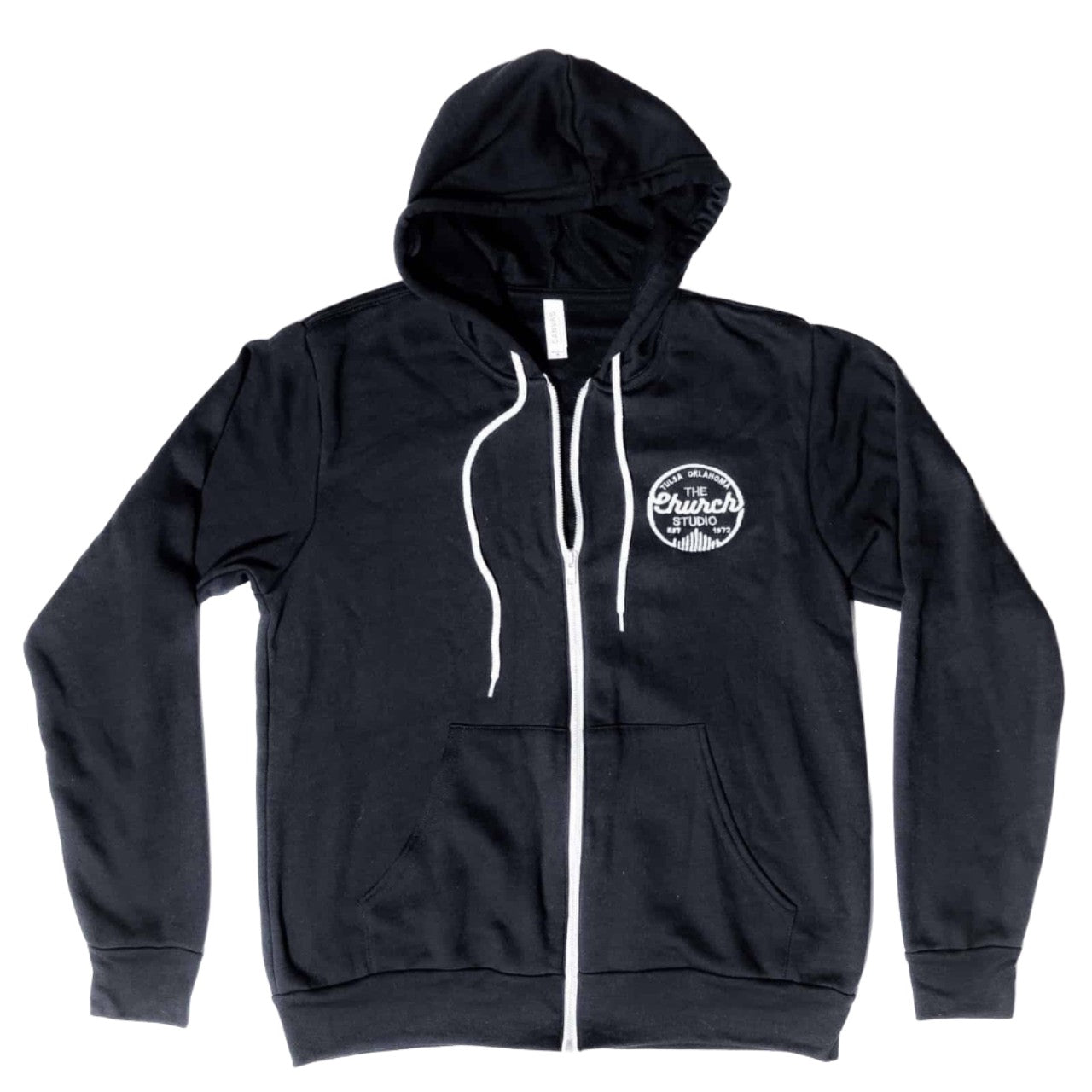 Classic Logo Black Unisex Zip Hoodie (ON SALE)