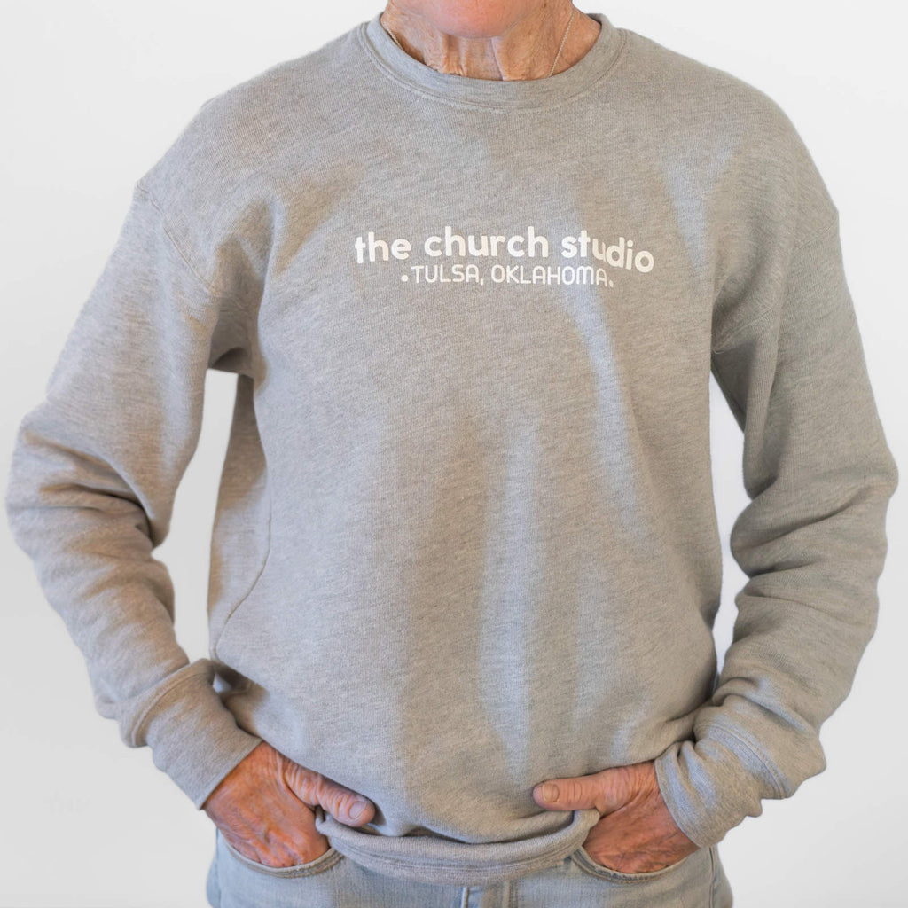 The Church Studio Gray Unisex Sweatshirt (ON SALE)