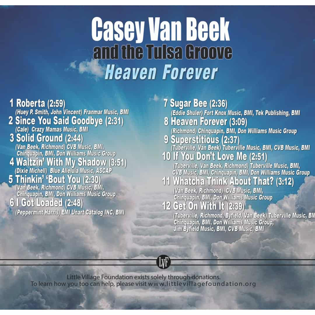 Casey Van Beek and the Tulsa Groove "Heaven Forever" CD