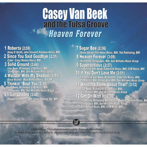 Casey Van Beek and the Tulsa Groove "Heaven Forever" CD
