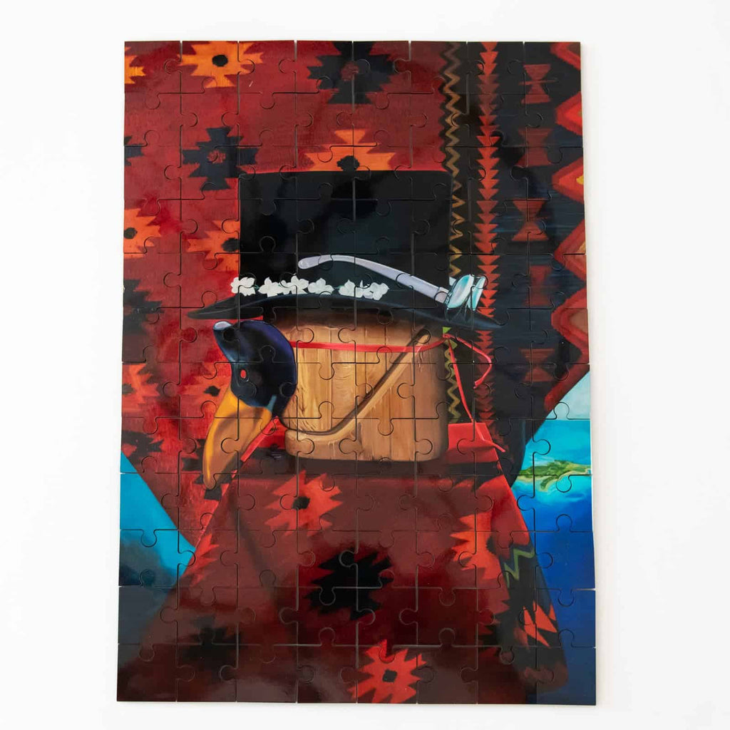 Mural Art Puzzle in Tin Box: 96 Piece (Wood)