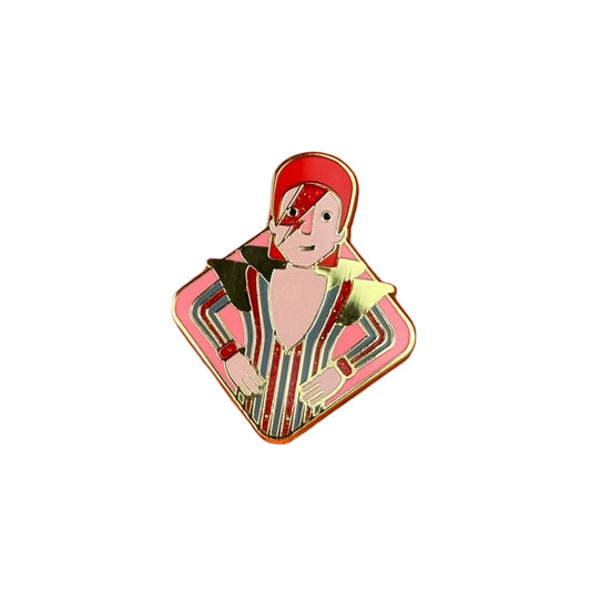 David Bowie Enamel Pin