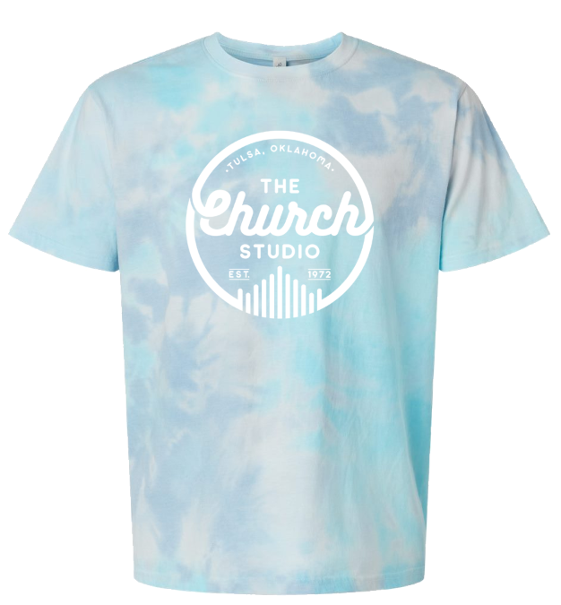 Classic Logo Blue Tie Dye Unisex Tee