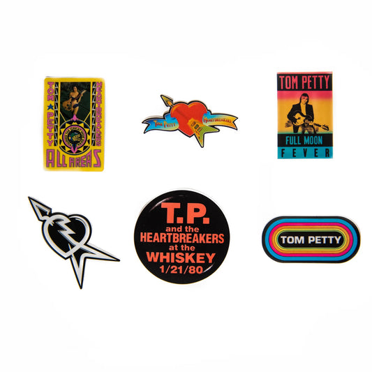 Tom Petty Vintage Sticker Pack